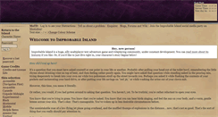 Desktop Screenshot of improbableisland.com